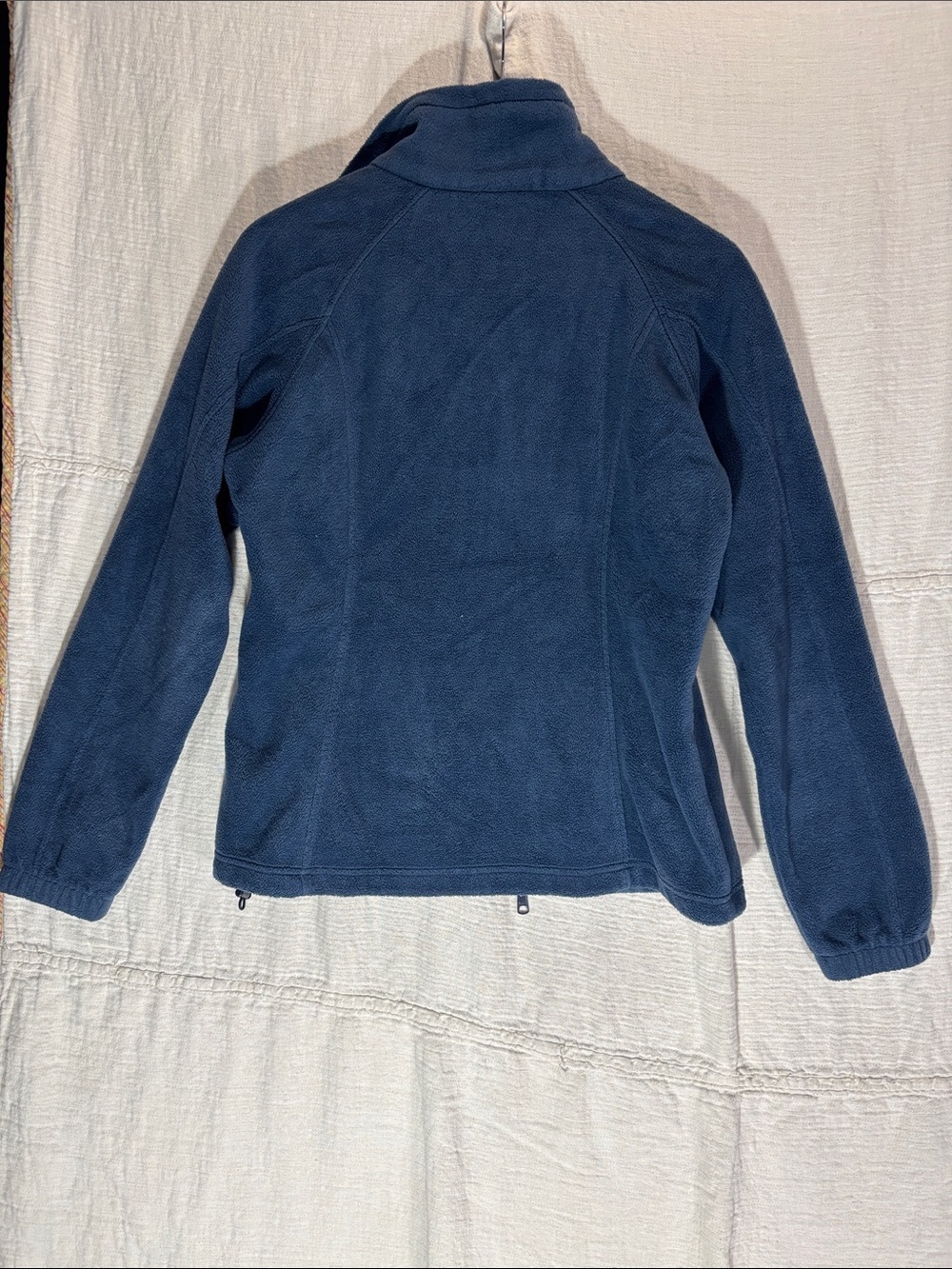 Columbia Dark Blue Full-Zip Teddy Fleece Jacket - Picture 9 of 9